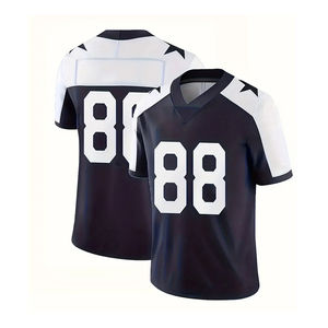 Dernier modèle de maillot de football américain pour tailles plus, couleurs claires, manches courtes, haute qualité au meilleur prix avec service OEM - Product Image 1