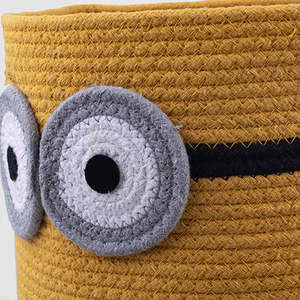 Panier de rangement en jute sur le thème des Minions pour la décoration de chambre - Product Image 6