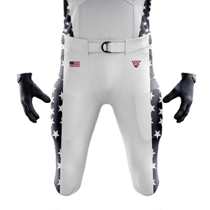 Uniforme de fútbol americano personalizado de alta calidad para hombres, pantalones de camiseta de equipo personalizados, aparejos transpirables, sarga, ropa deportiva personalizada - Product Image 5