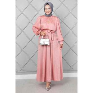 ชุดเดรสฮิญาบเอวยางยืด - Product Image 3