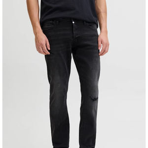 Jeans de Mezclilla para Hombre y Mujer, Personalizables con Logotipo, Estilo Vintage, Sólidos, Transpirables, Bordados, Desgastados, Anchos, Holgados, Casuales, Ajustados - Product Image 3