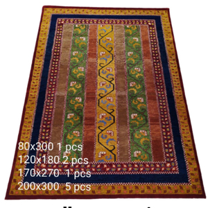 Tapis de haute qualité, fait à la main, en laine, noué à la main, pour salon, chambre à coucher - Product Image 3