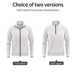 Chándal personalizado por sublimación, ropa de jogging sublimada, chándal deportivo con cremallera para jóvenes, chándales de moda para correr para hombres - Product Image 3