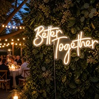 Enseigne néon 3D LED personnalisée et colorée pour mariage, design gratuit, faite à la main, en acrylique et néon flexible, DC-12V