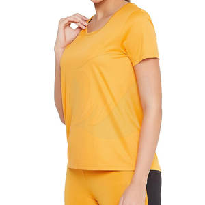 Camisetas informales de verano para mujer, ajuste holgado, nuevo diseño, manga corta, algodón ecológico, poliéster, transpirable, venta al por mayor - Product Image 3