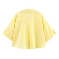 Chemise femme 100% coton chemisiers et chemises de printemps pour femme chemisier à manches longues pour femme