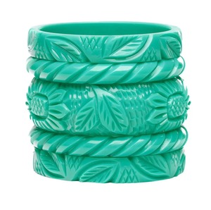 Brazalete de Resina Hecho a Mano de Diseño Premium para Mujer, Joyería de Moda Elegante, Brazalete de Resina y Pulseras de Resina - Product Image 2