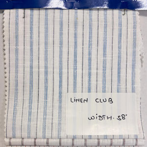 Tissu rayé en coton poly Oxford de haute qualité |   Largeur de 58 pouces |   Idéal pour les garçons et les filles, chemises à prix abordable - Product Image 1