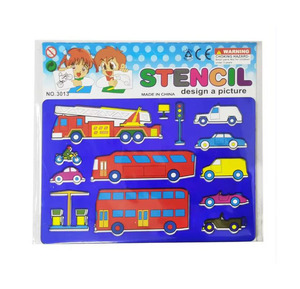 Kids' <strong>Ruler</strong> <strong>Drawing</strong> <strong>Template</strong> Creative Art Tool for Children's Sketching and <strong>Drawing</strong> - Product Image 1