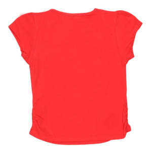 T-shirt imprimé à manches courtes pour nouveau-né fille - Rouge - Product Image 2