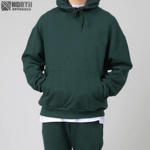 Sweat à capuche de luxe pour homme, en molleton bouclette épais, vert, coupe oversize, 100% coton, avec poche, personnalisable avec logo, idéal pour l'hiver - Product Image 2
