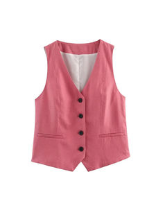 Femmes été lin 2 pièces ensembles 2025 décontracté solide gilets manteaux et shorts femme élégant rue deux costumes vêtements - Product Image 2