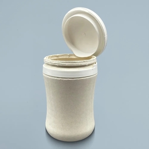 Diseño personalizado <span class=keywords><strong>de</strong></span> fábrica, pulpa compostable moldeada, botella <span class=keywords><strong>de</strong></span> goma <span class=keywords><strong>de</strong></span> mascar, embalaje, contenedor <span class=keywords><strong>de</strong></span> papel ecológico - Product Image 2