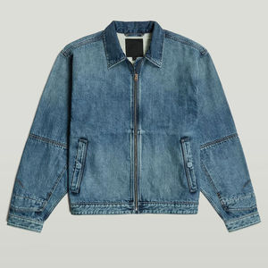 Chaqueta Vaquera Estilosa para Hombre, Ropa Casual, Venta al por Mayor OEM, Chaqueta Vaquera de Algodón para Hombre de Alta Calidad, Chaquetas Vaqueras Personalizadas para Hombre - Product Image 6