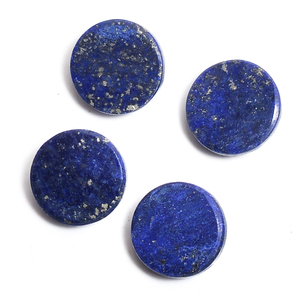 Lapis-lazuli naturel, pierre précieuse ronde de 12 mm, taille rose, 6,7 carats, Iroc Sales, pierre en vrac de haute qualité, lapis-lazuli afghan, facetté rond - Product Image 2