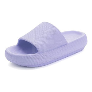 Pantoufles d'extérieur de qualité supérieure pour hommes, conception durable à bout ouvert avec couleur unie respirante - Product Image 5