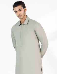 Shalwar Kameez Pakistaní para Hombre, Color Sólido Personalizado, Transpirable, de Algodón Reversible, Alta Calidad, Personalizado, Venta al por Mayor, HN Impex 2025 - Product Image 2