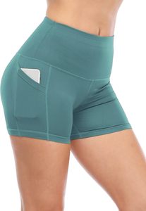 Short de yoga de sport taille haute avec logo personnalisé pour femmes Short chaud respirant à séchage rapide et doux Vente en gros - Product Image 4