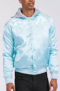 2025 OEM Vintage Varsity College Veste pour Hommes Hiver Laine Chenille Broderie Lettermen Université Letterman Bomber Toile - Product Image 2