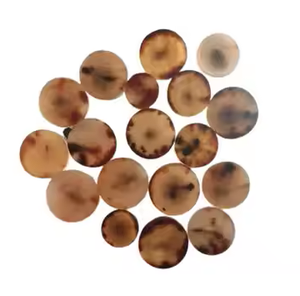 Boutons vierges en corne de bœuf de qualité supérieure pour la production de vêtements en usine, accessoires naturels durables pour la couture. - Product Image 2