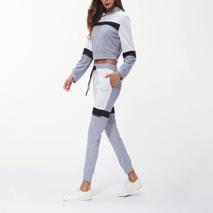 Conjunto Deportivo Unisex de 2 Piezas, Chaqueta Corta y Pantalones Deportivos, Resistente al Viento, para Invierno, Venta al Por Mayor - Product Image 1