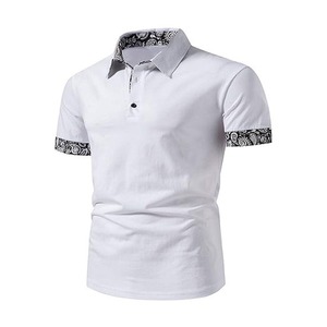 T-shirt à manches courtes en coton tricoté imprimé pour homme, respirant, sexy, décontracté, de gros, personnalisé, de haute qualité, à séchage rapide - Product Image 3
