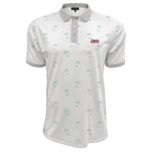 เสื้อกอล์ฟผู้ชายแบบแห้งเร็ว ระบายอากาศได้ดี ลายพิมพ์ทันสมัย น้ำหนักเบา คอริบบ์ สำหรับฤดูร้อน เหมาะสำหรับขายส่ง - Product Image 1