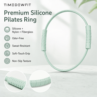 Anneau de Pilates pour le tonification corporelle, Cercle Magique en Silicone Durable, Anneau d'exercice pour les jambes, Cercle de Yoga avec Logo Personnalisé, Sac d'entraînement de fitness complet