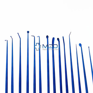 Micro crochet nerveux 21cm Crochet pour vaisseau Micro spatule en titane Dissecteurs Micro Curette Nerf Teardrop Disserctor - Product Image 5