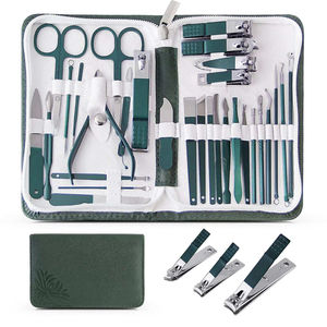 Premium <b>Professional</b> High Quality Manicure Pedicure Set Stainless Steel Tools Lightweight Reusable Single Spring Bag Adult - Product Image 2