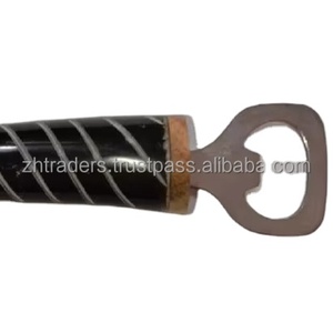 Article artisanal pour ouvre-bouteille de bière et de boisson froide ouvre-bouteille meilleure vente ouvre-bouteille en corne de buffle et de boeuf - Product Image 1