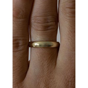 Anillo de Boda para Hombre Milo Classic de Oro Sólido de 14k con Piedra Preciosa Moissanita, Anillo con Patrón de Corazón y Número, Joyería de Oro para Regalo de Compromiso - Product Image 2