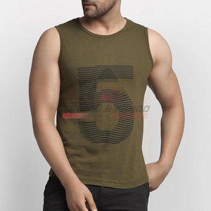 Camiseta sin mangas de secado rápido para hombre, novedad de 2025, estilo informal de punto transpirable de Color personalizado a la venta - Product Image 1