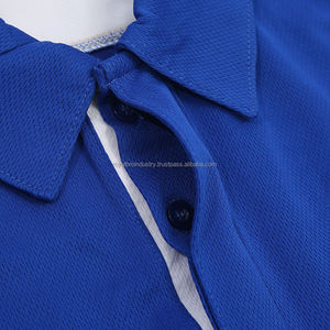 Men's <b>Business</b> Summer for Shirt Custom Logo Short Sleeve Golf Wear 100% Polyester Fleece Fabric Breathable Pocket - Product Image 3