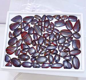 Cabujones de ojo de tigre de hierro natural, piedras preciosas de ojo de tigre de hierro semipreciosas increíbles, venta al por mayor, piedras preciosas sueltas caídas de curación energética - Product Image 6