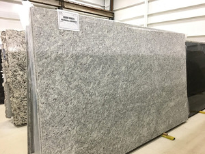 Surface de grande dalle polie en marbre granit blanc lune - Product Image 3