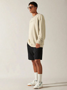 Personnalisé Printemps Tendance Col Rond Hoodies Hommes Urban Chill Tricoté Coupe Décontractée En Relief À Manches Longues Sweat-shirt - Product Image 6