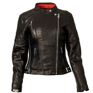 Nueva chaqueta de cuero para motocicleta, chaqueta de primavera y otoño para mujer, Chaqueta corta ajustada, ropa de talla grande para mujer con buena tela - Product Image 1