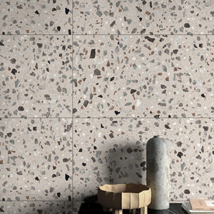 FLOCONS ABRICOT TERRAZZO LOOK SCULPTURE FINITION CARREAUX EN PORCELAINE ÉMAILLÉE - Product Image 1