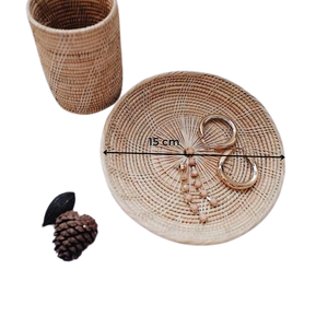 Napperon en rotin naturel tissé personnalisé de qualité supérieure Vietnam plaques d'organisation en bois haut de gamme réutilisable jetable pour la maison - Product Image 1