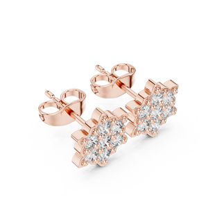 Pendientes de aro geométricos de oro de 14 quilates Bijou estilo minimalista para ropa de oficina joyería de mujer - Product Image 2