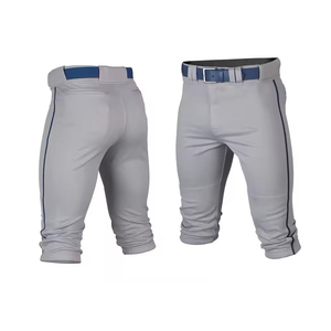 Best Quality Youth Men Softball Uniform Solid Color Stretch Practice <b>Knickers</b> Baseball Pants Printed Jersey Shorts Sublimation - Product Image 3