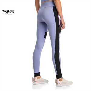 Women's High Waist Breathable Workout <b>Yoga</b> <b>Pants</b> Custom Logo Gym Leggings for Casual Sports Fitness <b>Plus</b> <b>Size</b> White Seamless - Product Image 3