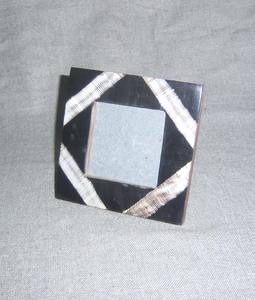 Cadre photo en bois exquis, personnalisable, écologique, fait à la main, luxueux, incrusté d'os, pour la décoration de la maison et un style élégant - Product Image 5