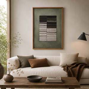 Art mural en <span class=keywords><strong>bois</strong></span> texturé <span class=keywords><strong>vert</strong></span> olive peint à la main, œuvre d'art abstraite moderne, décoration murale prête à accrocher avec cadre en <span class=keywords><strong>bois</strong></span> - Product Image 1