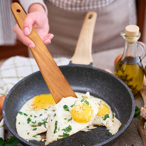 Spatule en bois de teck de qualité supérieure en gros pour la cuisine, ensemble de spatules de cuisine pour grattoir à œufs, retourneur de crêpes en provenance du Vietnam - Product Image 4