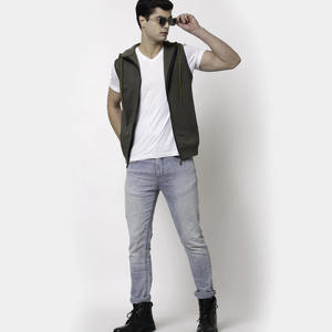 Sweat à capuche épais d'hiver de haute qualité avec broderie personnalisée et logo Sweat à capuche de qualité supérieure Sweats à capuche sans manches personnalisés de créateur - Product Image 5