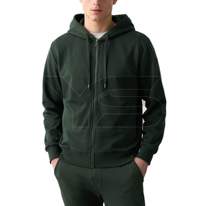 Sudadera con capucha sólida para hombre con bordado personalizado y serigrafía, abrigo de invierno de 300 gramos con cuello con capucha - Product Image 4