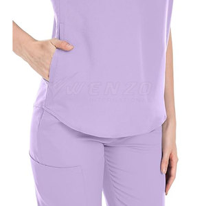 Uniforme médical pour femmes, infirmières, vêtements de travail, tissu en coton et polyester de haute qualité pour l'hôpital, la clinique, les soins de santé - Product Image 4