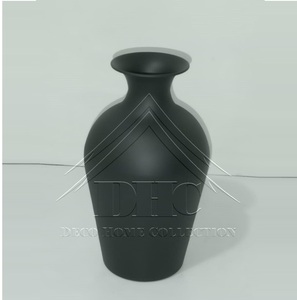 Jarrón de Metal Negro Mate Moderno, Florero Nórdico de Lujo, Centro de Mesa Esférico de Hierro para Decoración del Hogar, Bodas y Hoteles - Product Image 3